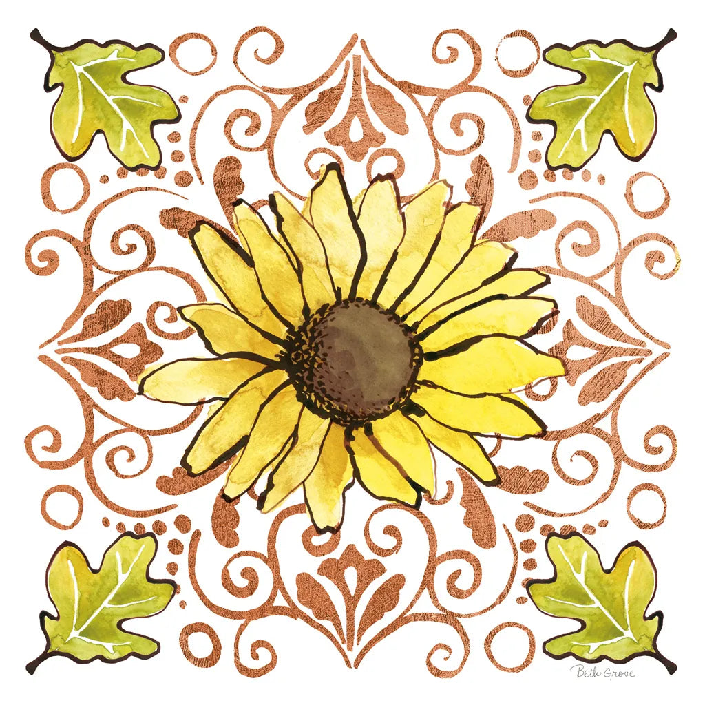 October Garden V by Beth Grove. SKU 37065a. Archival Giclee Fine art print for wall decor.