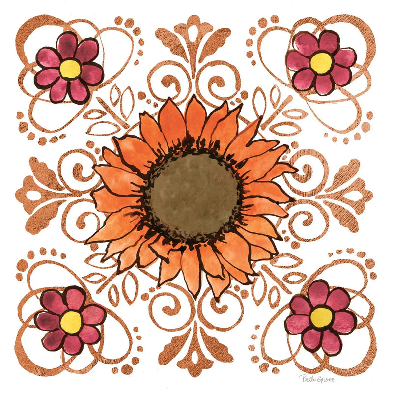 October Garden VI by Beth Grove. SKU 37066a. Archival Giclee Fine art print for wall decor.
