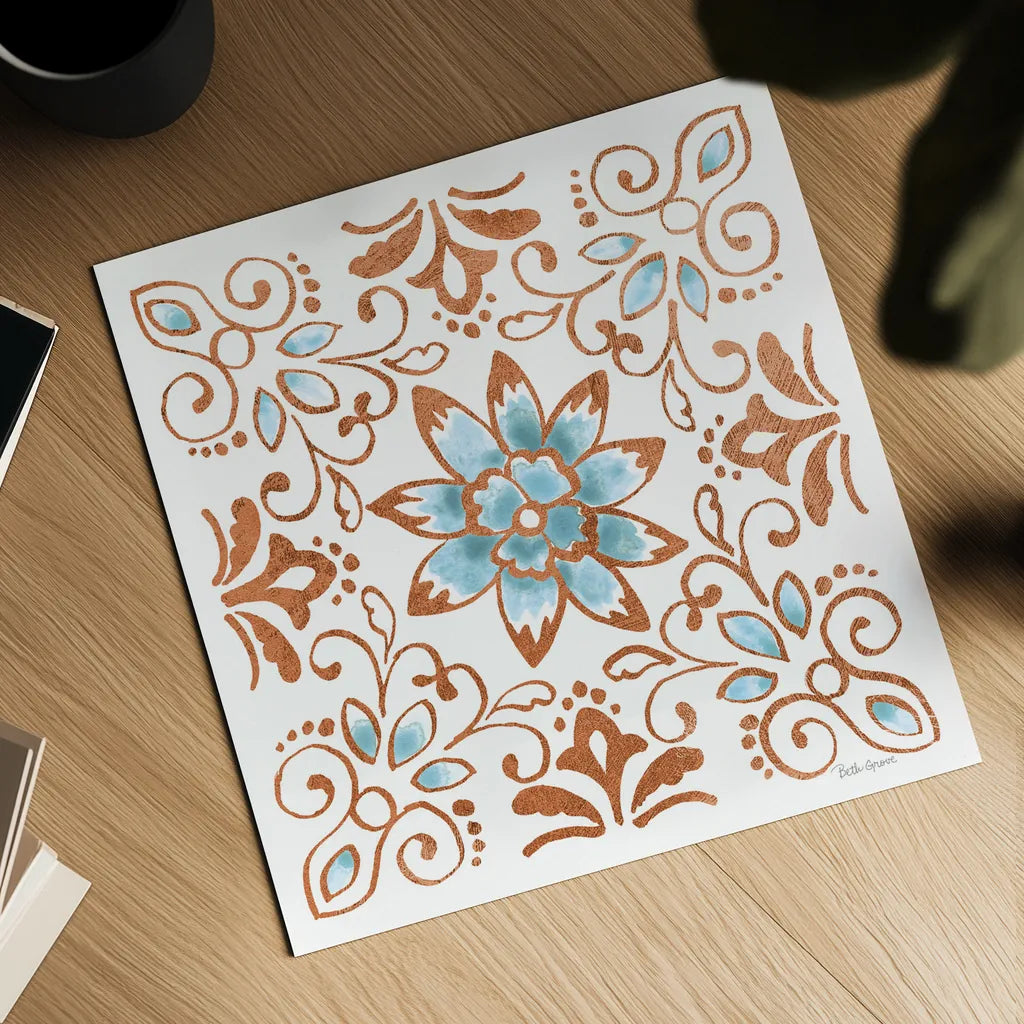 October Garden XI by Beth Grove. Shown as a detailed flat fine art print, highlighting archival giclee quality. Available as an archival giclee rolled canvas, fine art paper, or poster print. SKU 37071a.