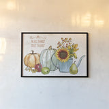 October Garden XIII by Beth Grove. shown as a paper print in a black flame. Available as a archival giclee rolled canvas, fine art paper, or poster print. SKU 37073i.