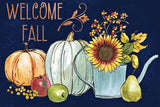 October Garden XIII Blue by Beth Grove. SKU 39636i. Archival Giclee Fine art print for wall decor.