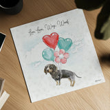 Paws of Love V by Beth Grove. Shown as a detailed flat fine art print, highlighting archival giclee quality. Available as an archival giclee rolled canvas, fine art paper, or poster print. SKU 53513a.
