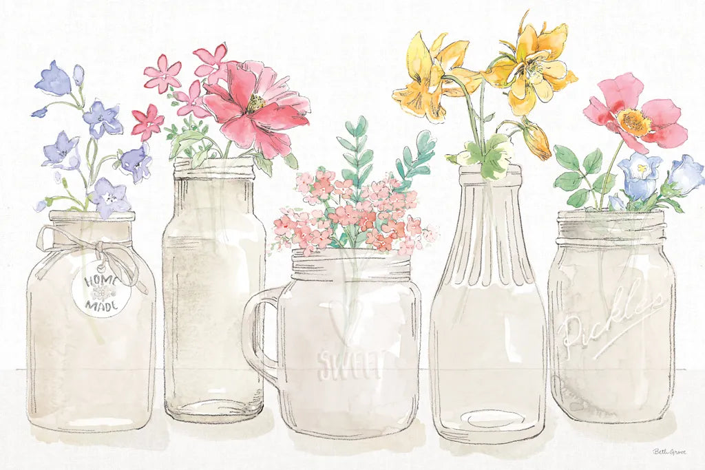 Peaceful Petals I by Beth Grove. SKU 69986i. Archival Giclee Fine art print for wall decor.