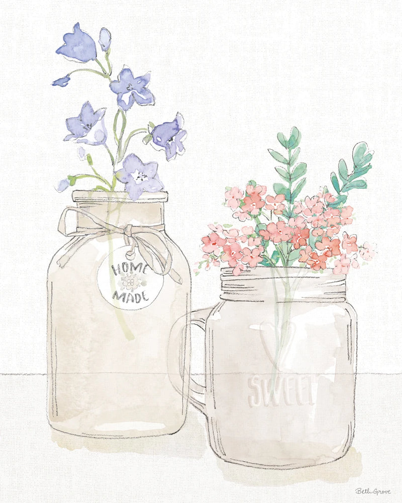 Peaceful Petals II by Beth Grove