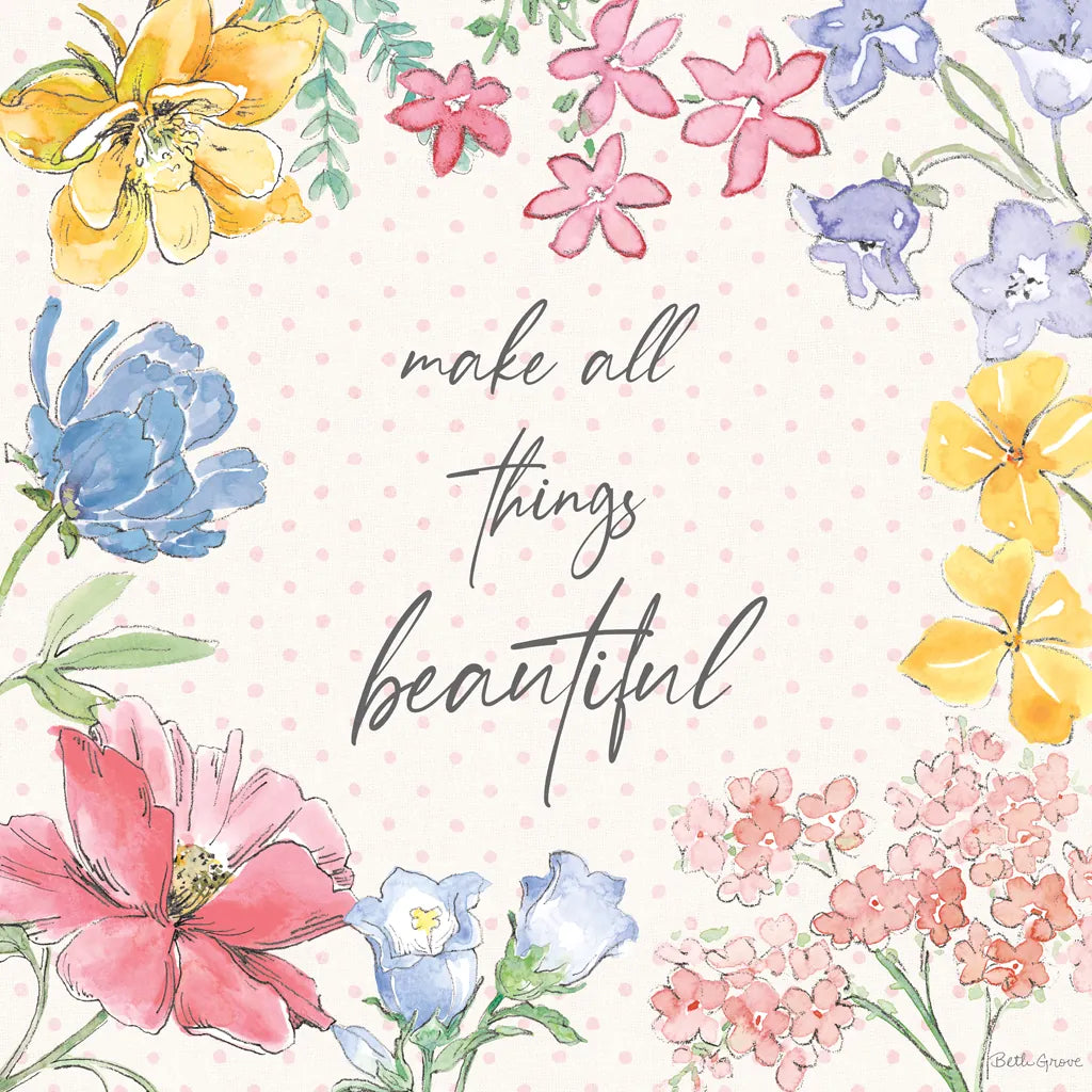 Peaceful Petals IX by Beth Grove. SKU 69994a. Archival Giclee Fine art print for wall decor.