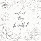 Peaceful Petals IX Neutral by Beth Grove. SKU 70004a. Archival Giclee Fine art print for wall decor.