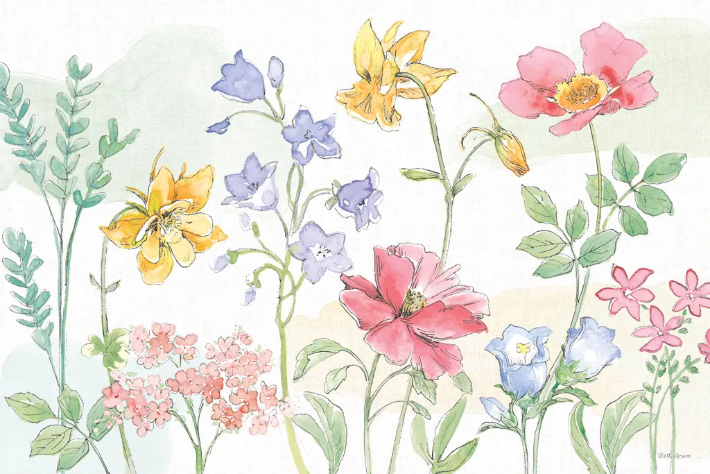 Peaceful Petals VI by Beth Grove. SKU 69991i. Archival Giclee Fine art print for wall decor.