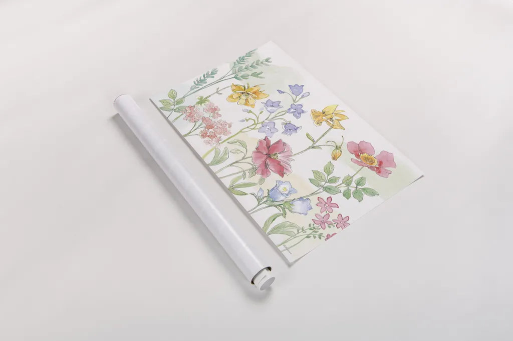 Peaceful Petals VI by Beth Grove. shown as a rolled paper print. Available as archival giclee rolled canvas, fine art paper, or poster print. SKU 69991i.