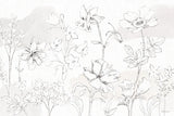 Peaceful Petals VI Neutral by Beth Grove. SKU 70001i. Archival Giclee Fine art print for wall decor.