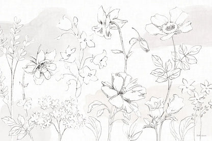 Peaceful Petals VI Neutral by Beth Grove. SKU 70001i. Archival Giclee Fine art print for wall decor.