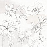 Peaceful Petals VIII Neutral by Beth Grove. SKU 70003a. Archival Giclee Fine art print for wall decor.
