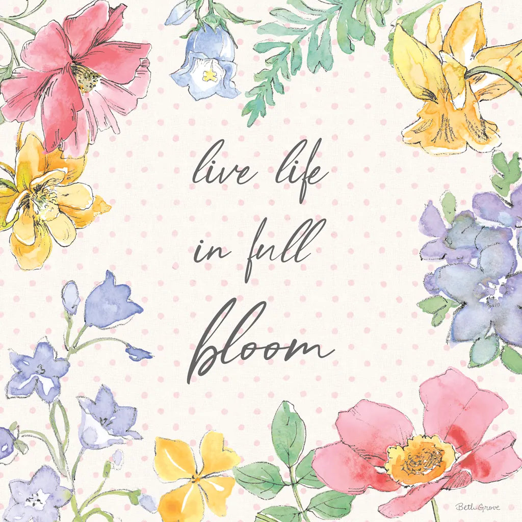 Peaceful Petals X by Beth Grove. SKU 69995a. Archival Giclee Fine art print for wall decor.