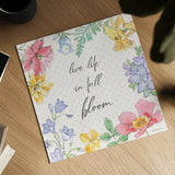 Peaceful Petals X by Beth Grove. Shown as a detailed flat fine art print, highlighting archival giclee quality. Available as an archival giclee rolled canvas, fine art paper, or poster print. SKU 69995a.