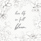 Peaceful Petals X Neutral by Beth Grove. SKU 70005a. Archival Giclee Fine art print for wall decor.