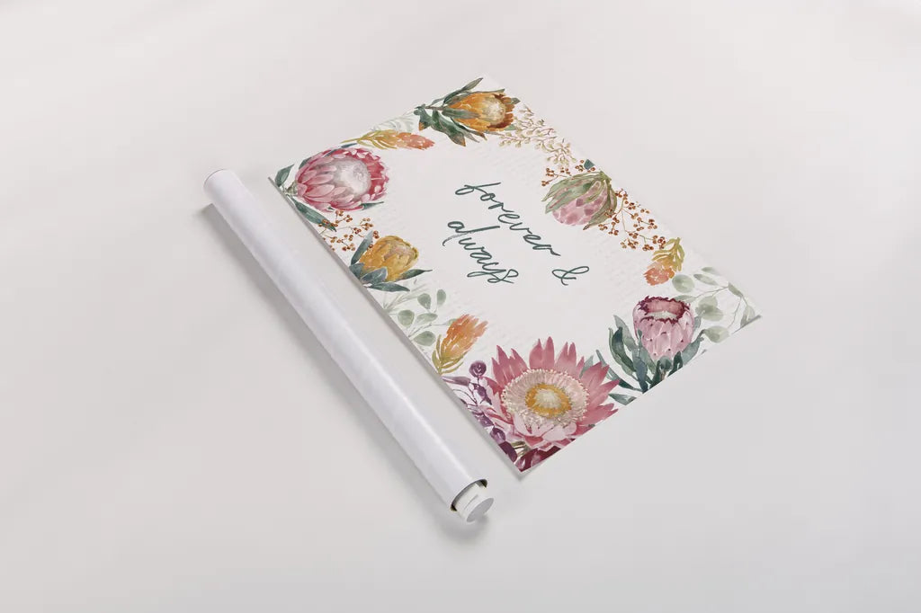 Petal Passion I Forever by Beth Grove. shown as a rolled paper print. Available as archival giclee rolled canvas, fine art paper, or poster print. SKU 78013i.