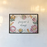 Petal Passion I Forever by Beth Grove. shown as a paper print in a black flame. Available as a archival giclee rolled canvas, fine art paper, or poster print. SKU 78013i.