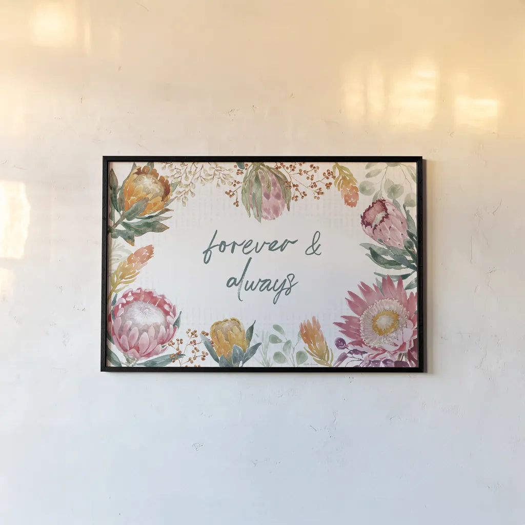 Petal Passion I Forever by Beth Grove. shown as a paper print in a black flame. Available as a archival giclee rolled canvas, fine art paper, or poster print. SKU 78013i.