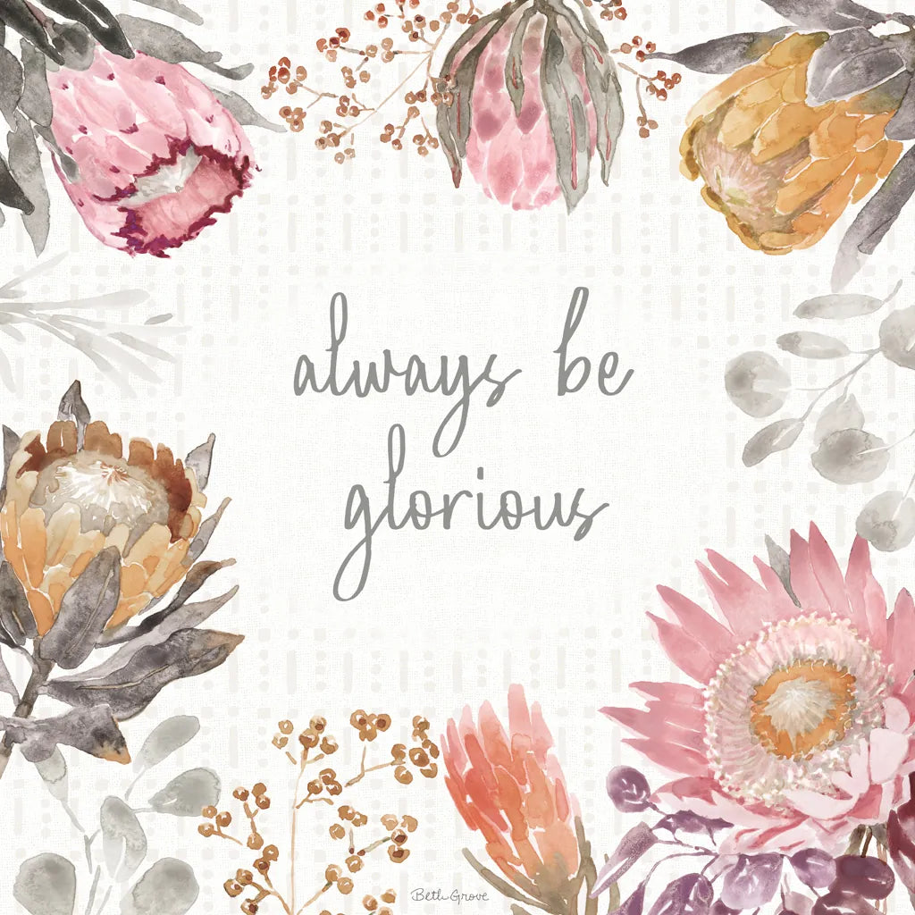 Petal Passion II Soft Boho by Beth Grove. SKU 71434a. Archival Giclee Fine art print for wall decor.