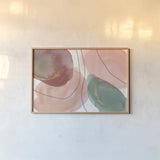 Petal Passion X by Beth Grove. shown as a paper print in a natural frame. Available as a archival giclee rolled canvas, fine art paper, or poster print. SKU 70849i.