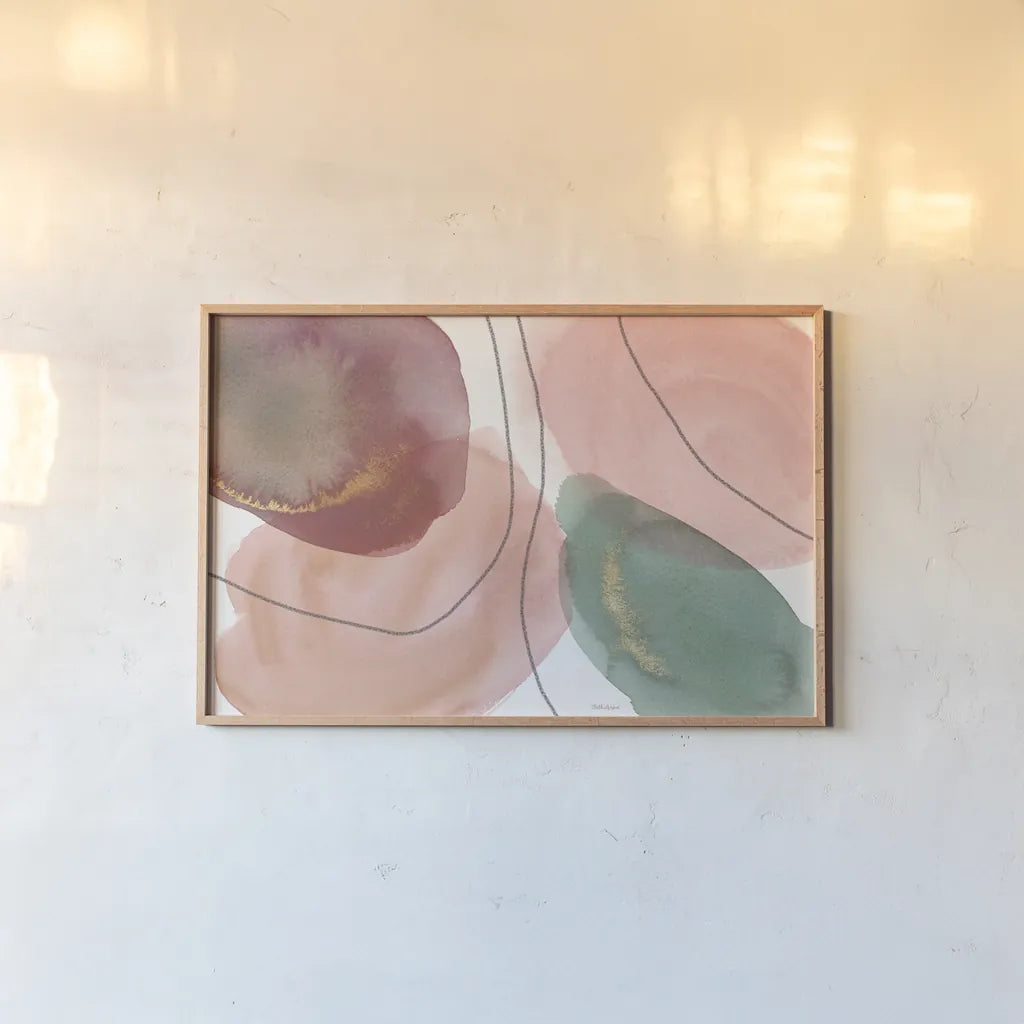 Petal Passion X by Beth Grove. shown as a paper print in a natural frame. Available as a archival giclee rolled canvas, fine art paper, or poster print. SKU 70849i.