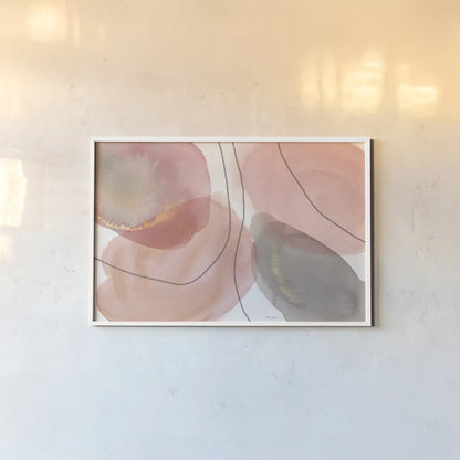 Petal Passion X Soft Boho by Beth Grove. shown as a paper print in a white frame. Available as a archival giclee rolled canvas, fine art paper, or poster print. SKU 71440i.