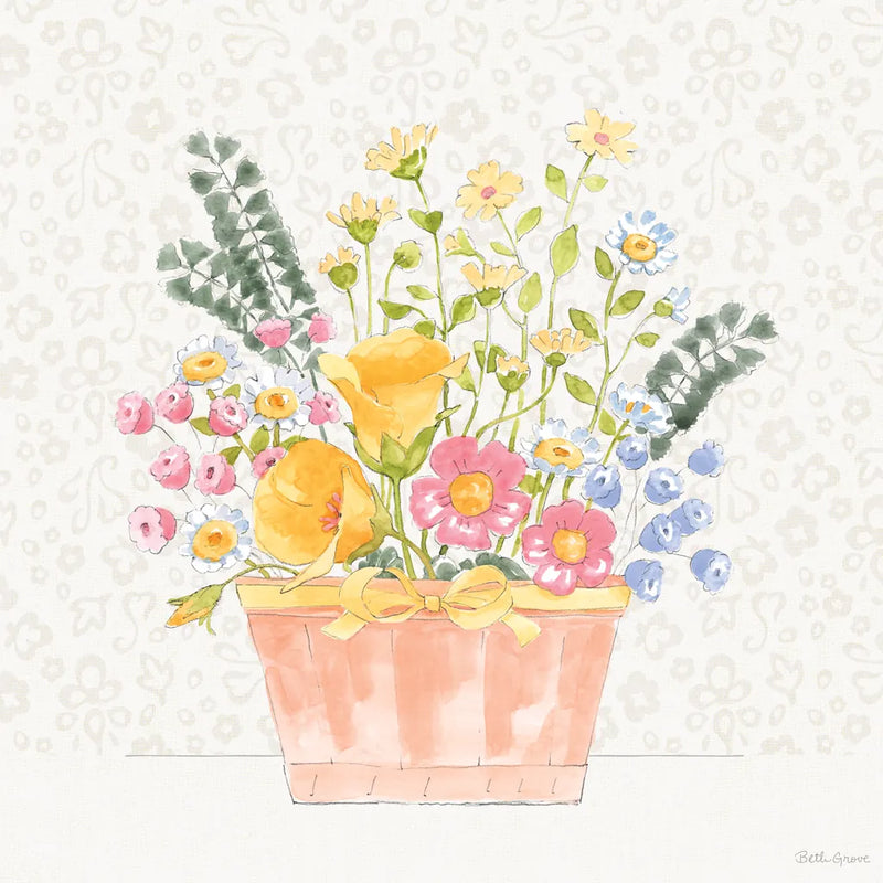 Petals and Promise II by Beth Grove. SKU 102047a. Archival Giclee Fine art print for wall decor.