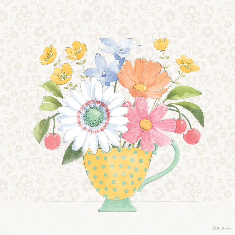 Petals and Promise IV by Beth Grove. SKU 102049a. Archival Giclee Fine art print for wall decor.