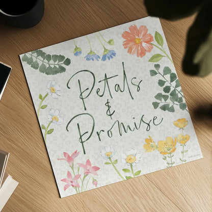 Petals and Promise V by Beth Grove. Shown as a detailed flat fine art print, highlighting archival giclee quality. Available as an archival giclee rolled canvas, fine art paper, or poster print. SKU 102050a.