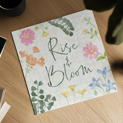 Petals and Promise VI by Beth Grove. Shown as a detailed flat fine art print, highlighting archival giclee quality. Available as an archival giclee rolled canvas, fine art paper, or poster print. SKU 102051a.