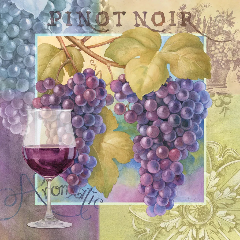Pinot Noir by Beth Grove. SKU 29648a. Archival Giclee Fine art print for wall decor.