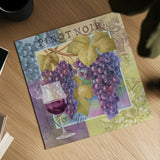 Pinot Noir by Beth Grove. Shown as a detailed flat fine art print, highlighting archival giclee quality. Available as an archival giclee rolled canvas, fine art paper, or poster print. SKU 29648a.