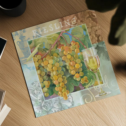 Riesling by Beth Grove. Shown as a detailed flat fine art print, highlighting archival giclee quality. Available as an archival giclee rolled canvas, fine art paper, or poster print. SKU 29647a.