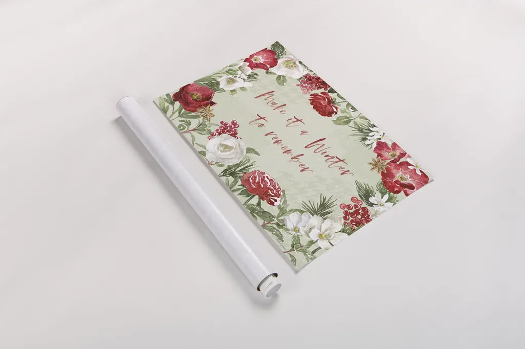 Rustic Season I by Beth Grove. shown as a rolled paper print. Available as archival giclee rolled canvas, fine art paper, or poster print. SKU 57369i.