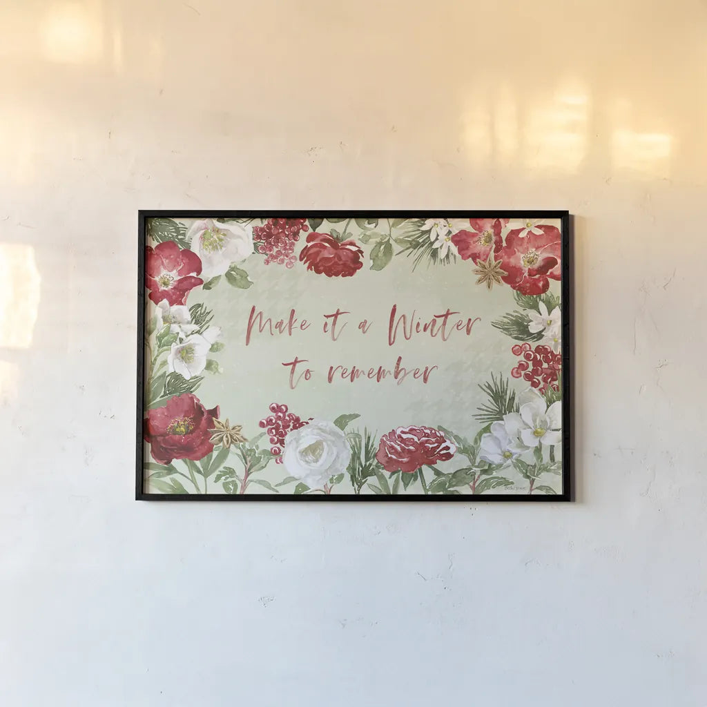 Rustic Season I by Beth Grove. shown as a paper print in a black flame. Available as a archival giclee rolled canvas, fine art paper, or poster print. SKU 57369i.