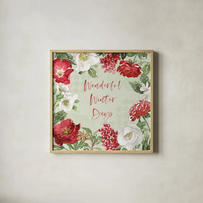 Rustic Season II by Beth Grove. Shown in a natural wood glass frame for a timeless modern aesthetic. Available as an archival giclee rolled canvas, fine art paper, or poster print. SKU 57370a.