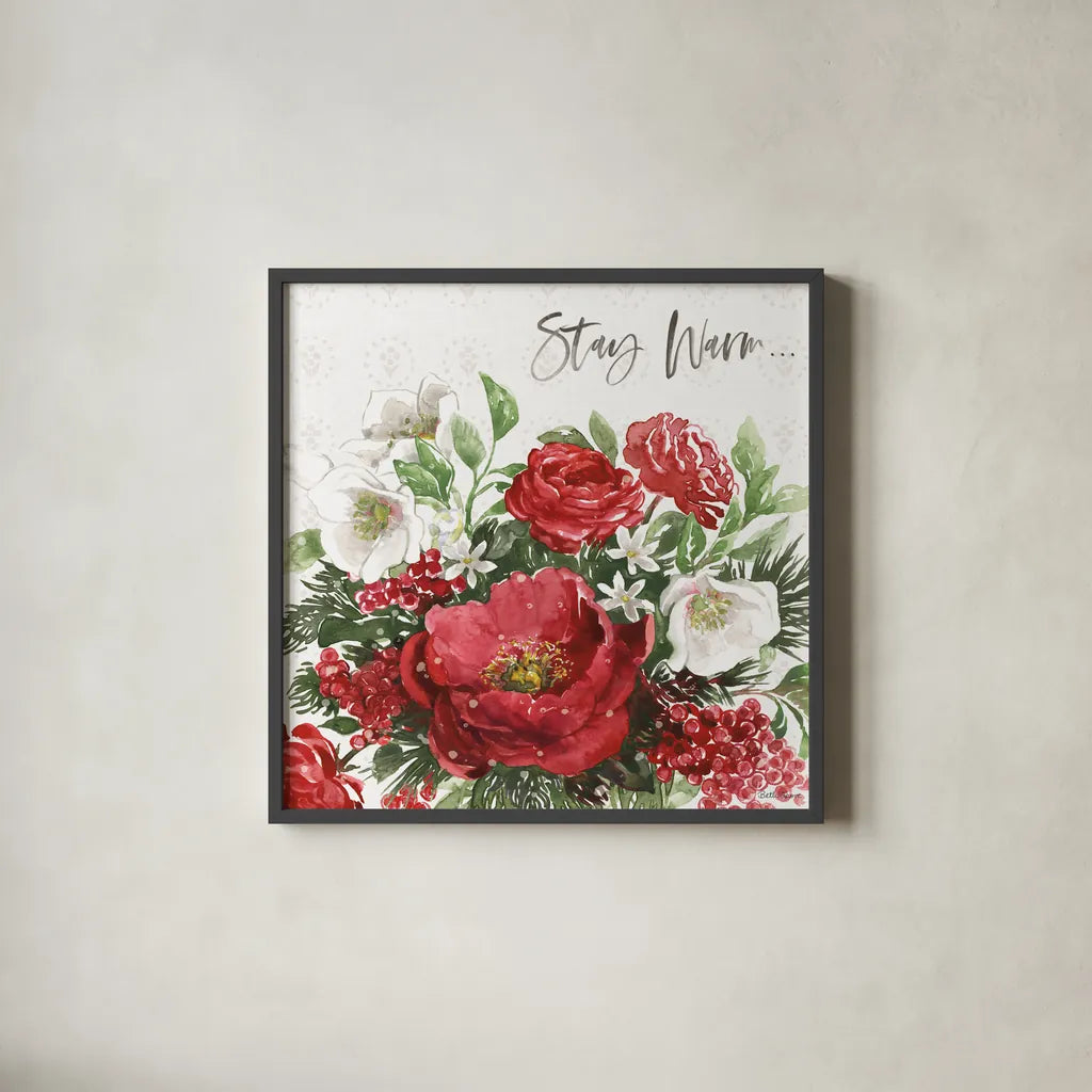 Rustic Season VI by Beth Grove. Shown in a sleek black glass frame for a contemporary gallery look. Available as an archival giclee rolled canvas, fine art paper, or poster print. SKU 57374a.