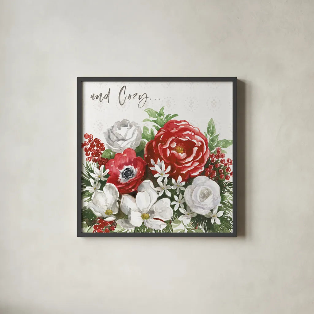 Rustic Season VII by Beth Grove. Shown in a sleek black glass frame for a contemporary gallery look. Available as an archival giclee rolled canvas, fine art paper, or poster print. SKU 57375a.