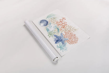 Seaside I by Beth Grove. shown as a rolled paper print. Available as archival giclee rolled canvas, fine art paper, or poster print. SKU 78684i.