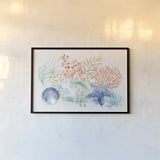 Seaside I by Beth Grove. shown as a paper print in a black flame. Available as a archival giclee rolled canvas, fine art paper, or poster print. SKU 78684i.