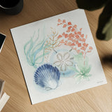 Seaside II by Beth Grove. Shown as a detailed flat fine art print, highlighting archival giclee quality. Available as an archival giclee rolled canvas, fine art paper, or poster print. SKU 78685a.