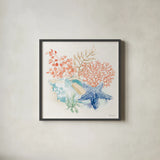Seaside III by Beth Grove. Shown in a sleek black glass frame for a contemporary gallery look. Available as an archival giclee rolled canvas, fine art paper, or poster print. SKU 78686a.