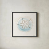 Seaside IX by Beth Grove. Shown in a sleek black glass frame for a contemporary gallery look. Available as an archival giclee rolled canvas, fine art paper, or poster print. SKU 78692a.