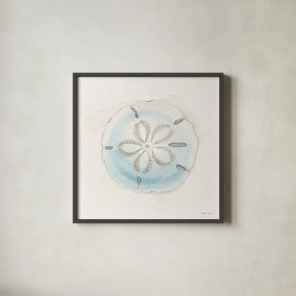 Seaside IX by Beth Grove. Shown in a sleek black glass frame for a contemporary gallery look. Available as an archival giclee rolled canvas, fine art paper, or poster print. SKU 78692a.