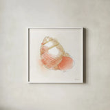 Seaside VII by Beth Grove. Shown in a crisp white glass frame for a clean and minimalist style. Available as an archival giclee rolled canvas, fine art paper, or poster print. SKU 78690a.