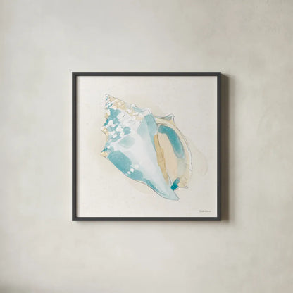 Seaside VIII by Beth Grove. Shown in a sleek black glass frame for a contemporary gallery look. Available as an archival giclee rolled canvas, fine art paper, or poster print. SKU 78691a.