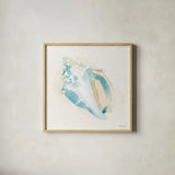 Seaside VIII by Beth Grove. Shown in a natural wood glass frame for a timeless modern aesthetic. Available as an archival giclee rolled canvas, fine art paper, or poster print. SKU 78691a.