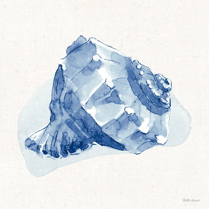 Seaside X Blue by Beth Grove. SKU 80478a. Archival Giclee Fine art print for wall decor.