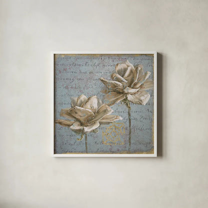 Seed Pod II by Beth Grove. Shown in a crisp white glass frame for a clean and minimalist style. Available as an archival giclee rolled canvas, fine art paper, or poster print. SKU 22483a.