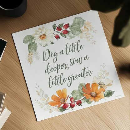 Simple Harvest XII by Beth Grove. Shown as a detailed flat fine art print, highlighting archival giclee quality. Available as an archival giclee rolled canvas, fine art paper, or poster print. SKU 93541a.