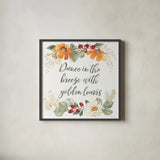 Simple Harvest XIII by Beth Grove. Shown in a sleek black glass frame for a contemporary gallery look. Available as an archival giclee rolled canvas, fine art paper, or poster print. SKU 93542a.